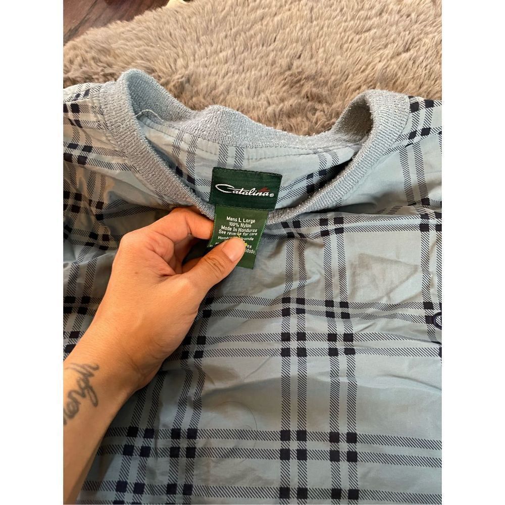 Vintage Catalina golf plaid windbreaker size large - Picture 6 of 7